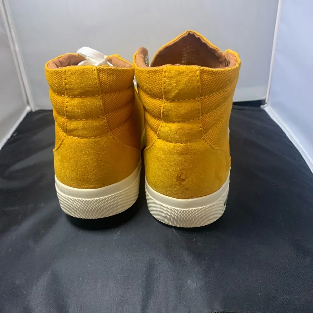 Sun + Stone Jett‎ High Top Sneakers Yellow Canvas Men’s Size 9 New in Box